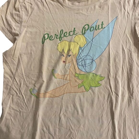 The Wonderful world Of Disney XXL Tinker Bell Short Sleeve Tshirt Perfect pout - Picture 2 of 6
